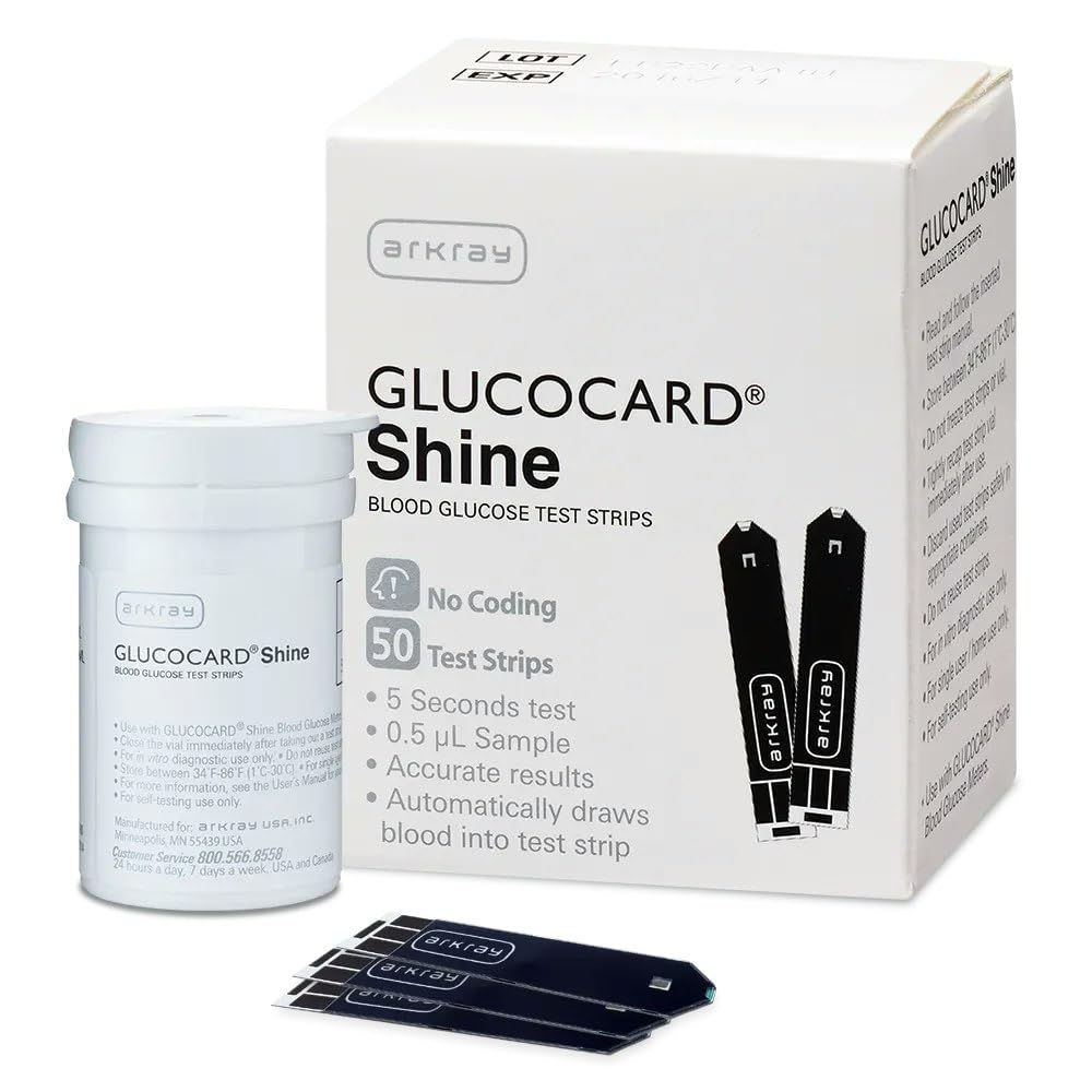CJ542050BX - GLUCOCARD Shine Blood Glucose Test Strip (50 Count)