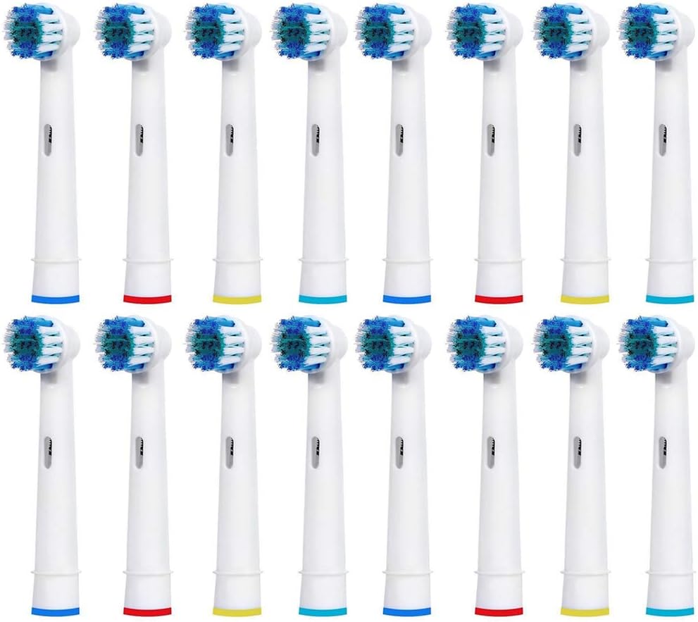GENKENT 16 Pack Replacement Heads Compatible with Oral B Braun Professional Electric Brush Heads