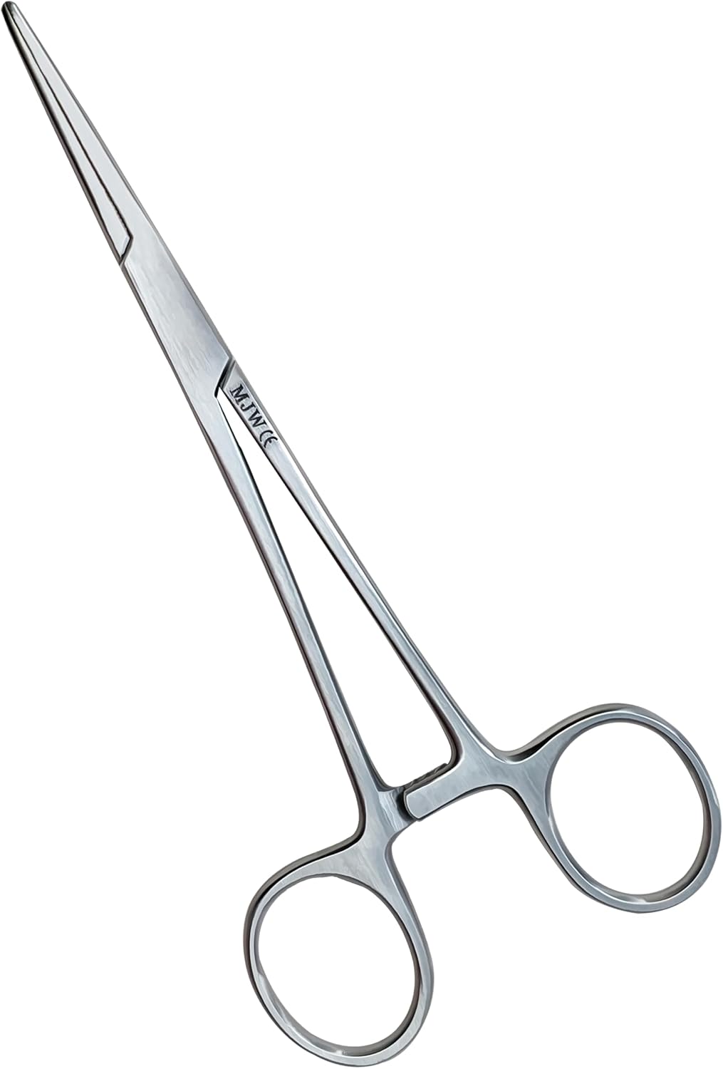 MJW Fishing Hemostat Locking Forceps Stainless Steel Unhooking Pliers Dog Cat Pet Scissors Ear Hair