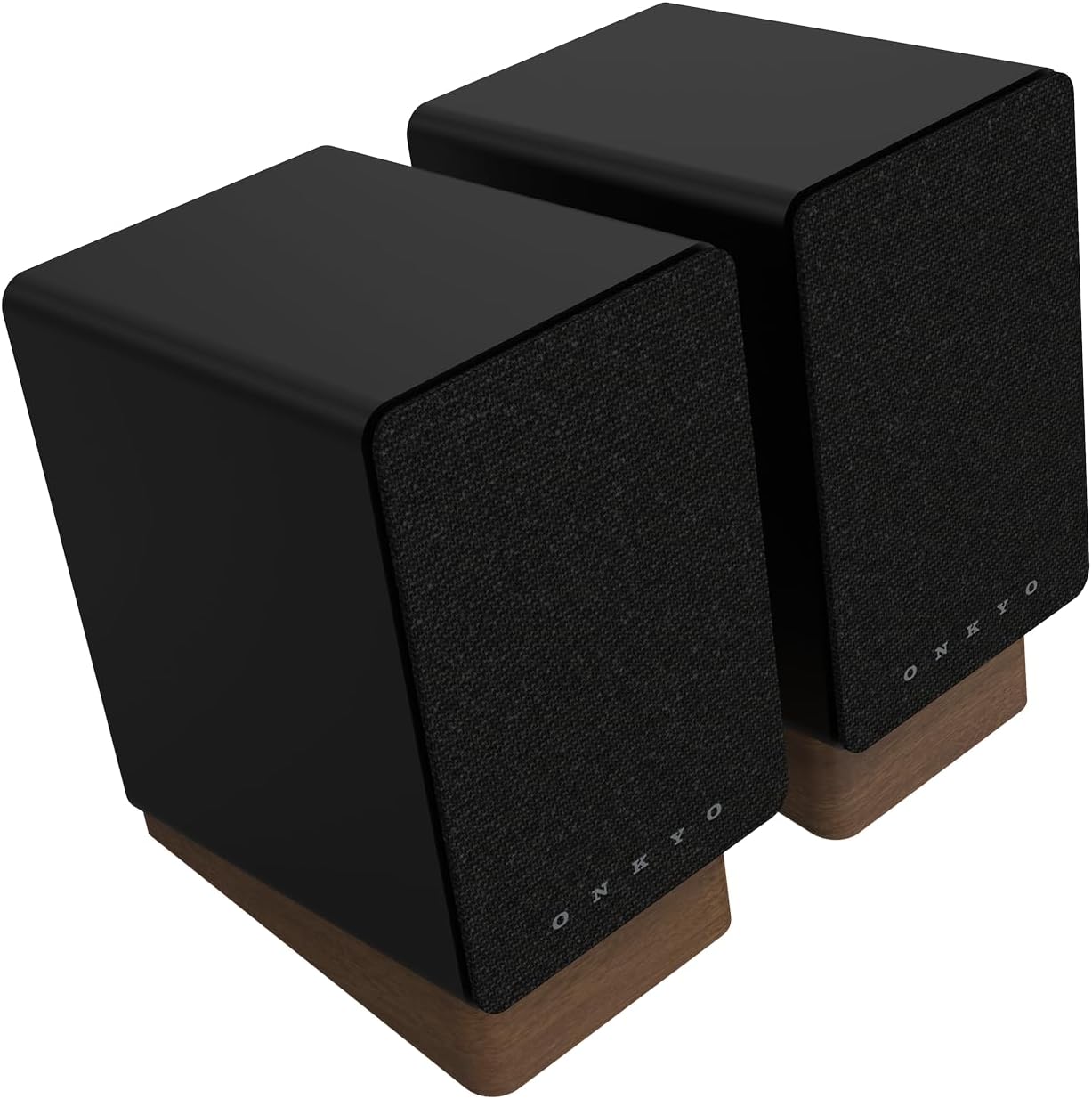 Onkyo Creator Series GX-10DB Powered Speakers, Black - 3" woofer, USB/C, line/Phono, Optical Ports and Bluetooth 5.3 LE Audio connectivity