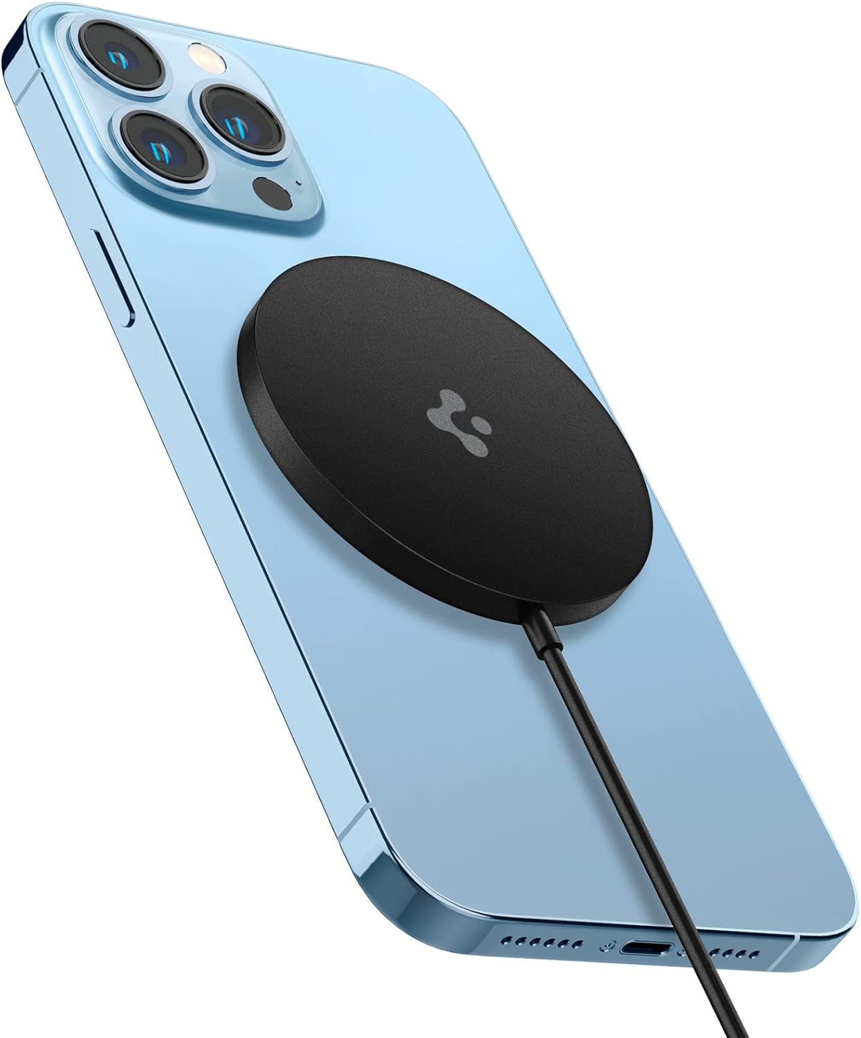 Spigen ArcField [MagFit] Fast Magnetic Wireless Charger For MagSafe Case Compatible with iPhone 14 13 12 Mini 12 Pro 12 Pro Max