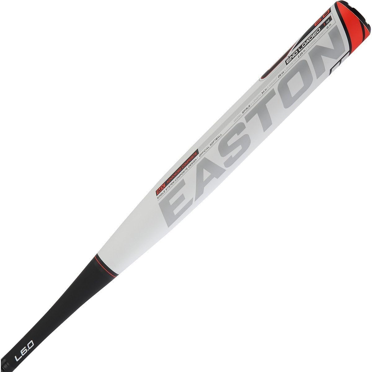 Easton SP13L6 L6.0 Composite ASA Slow Pitch Softball Bat (1-Piece)