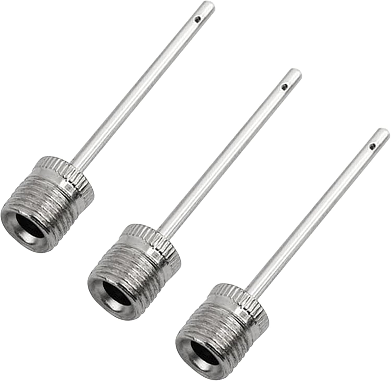Mobi Lock 3 Pcs Ball Pump Inflation Needle - Stainless Steel Air Pump Needles - Ideal for Blowing Up Football, Basketball, Volleyball, and All Other Sports Balls