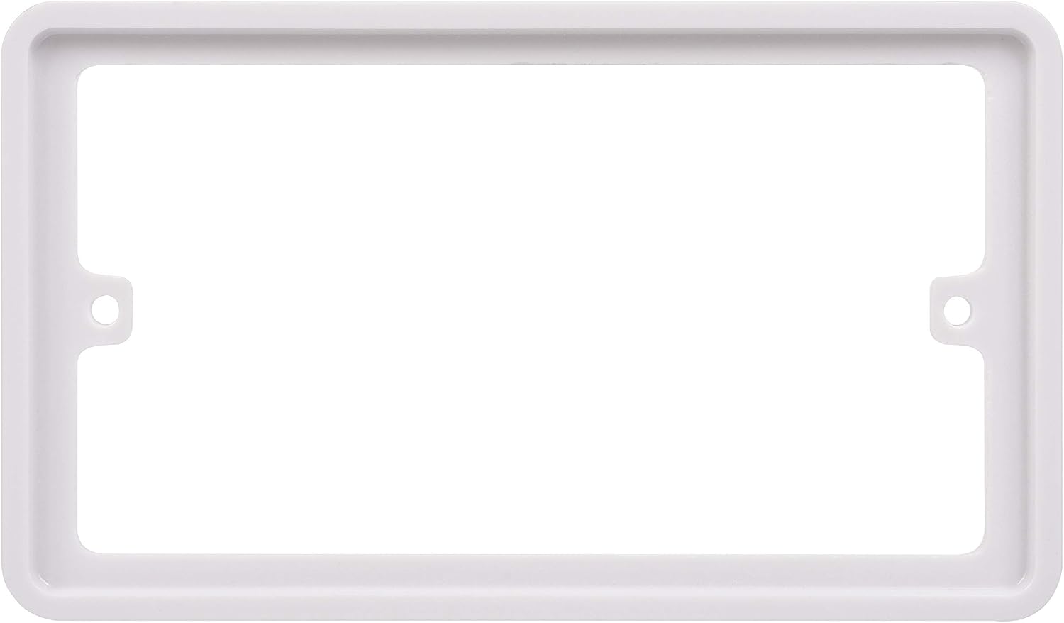 Schneider Electric - Lisse White Moulded, Double Socket Surround, Spacer, GGBLSPC2S, White