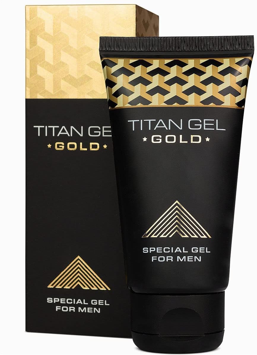 Titan Gel Gold for Men Original. Male Natural Massage Cream, 50ml