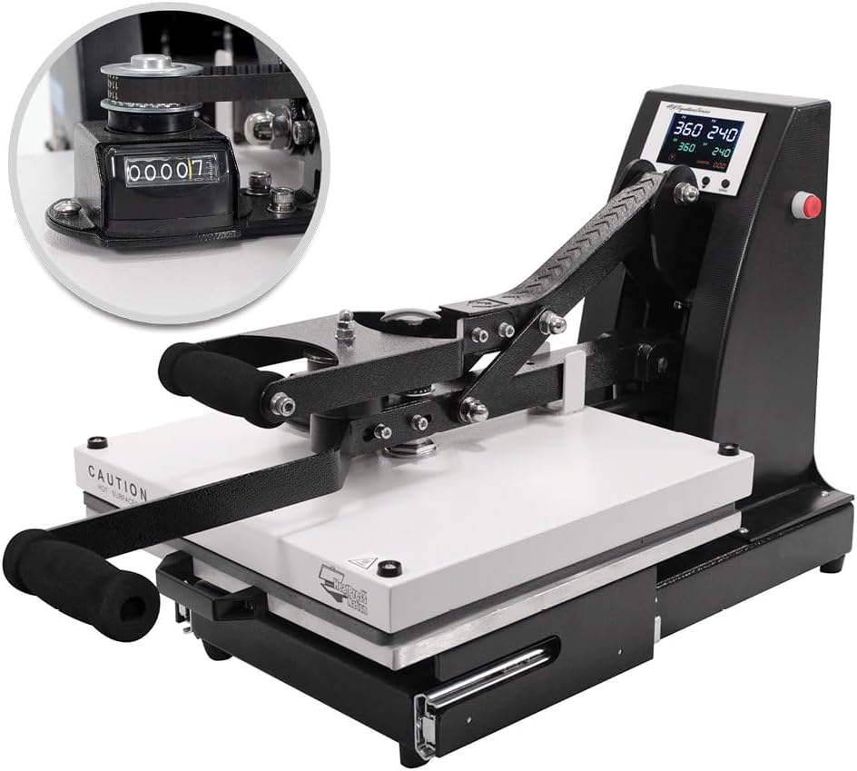 Signature Pro 15" x 15" Slide Out Drawer Heat Press (Auto-Open with SurePressure)