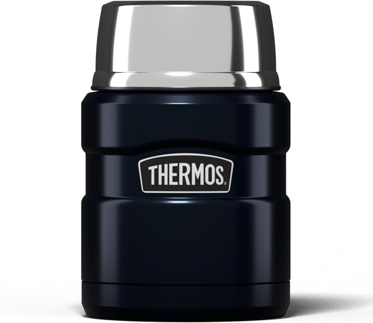 Thermos Stainless King Food Flask, 470ml Capacity - Sleek Multi- Purpose Flask for Daily Food Prep - Durable Stainless Steel with Classic Midnight Blue Finish - Ideal for On-the-Go Meals & Drinks