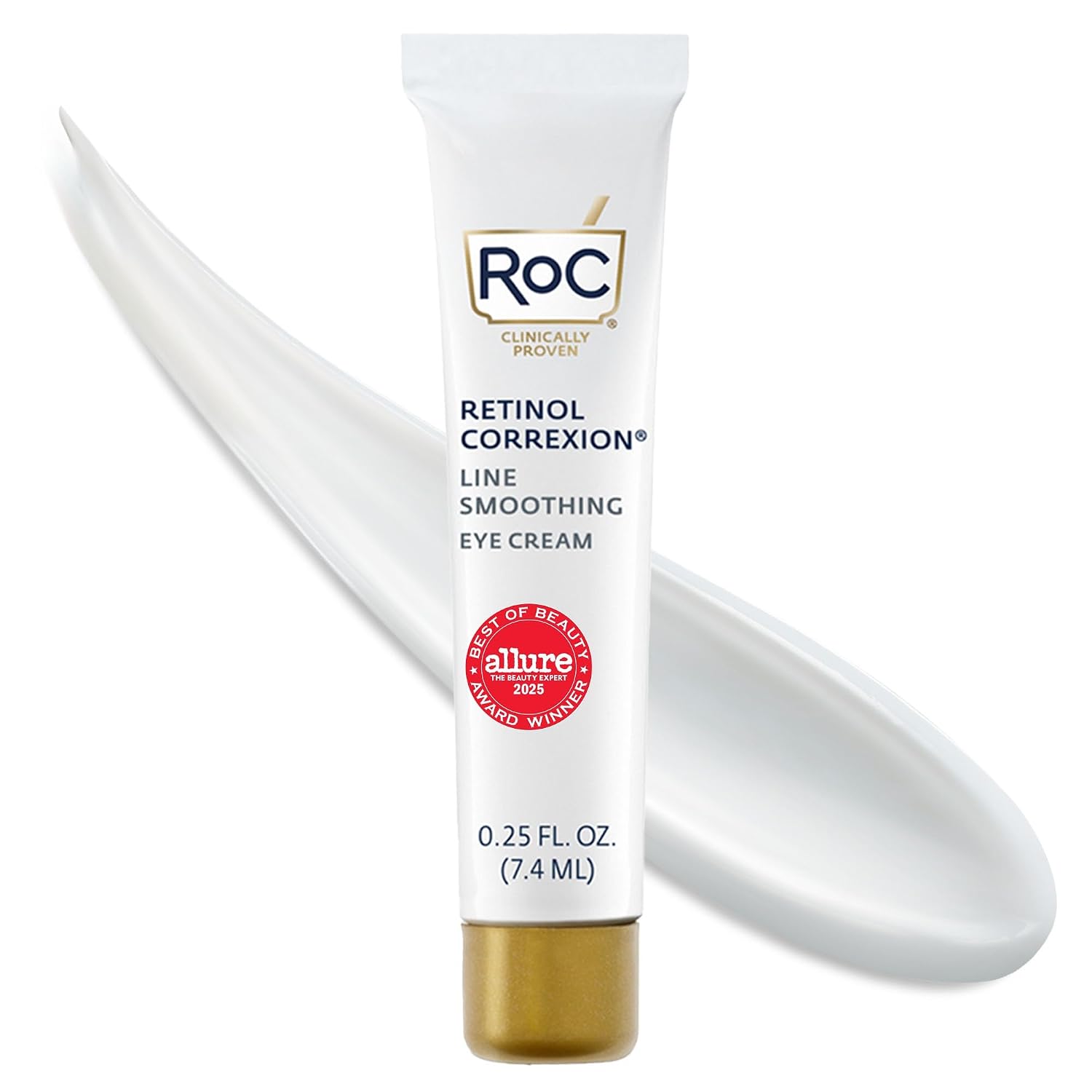 RoC Retinol Correxion Eye Cream Mini for Dark Circles & Puffiness, 0.25 oz