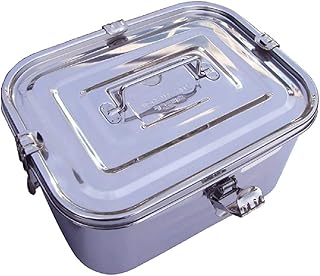 Stainless Steel Rectangular Kimchi Food Storage Container (5L / 168oz / 10.6")