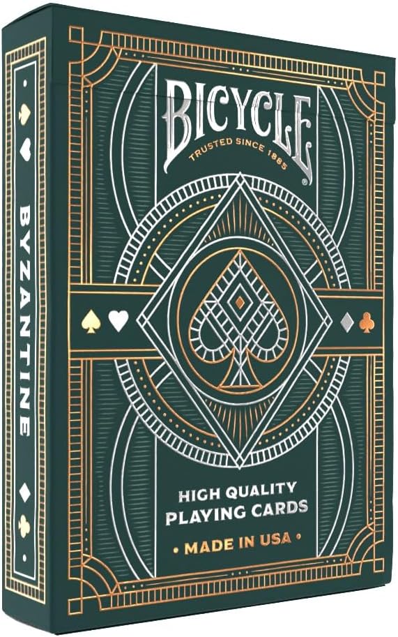 Bicycle Byzantine (Designer Playing Cards, Poker, Skat...), White, 6.5 x 9.2 x 3.63 cm