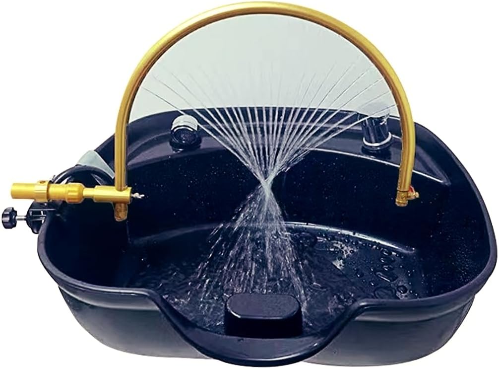 Head Spa Equipment, Japanese Head Spa, Shampoo Bowl Waterfall Head Spa, Shampoo Bowl and Chair Set for Salon, Head Spa Waterfall Equipment