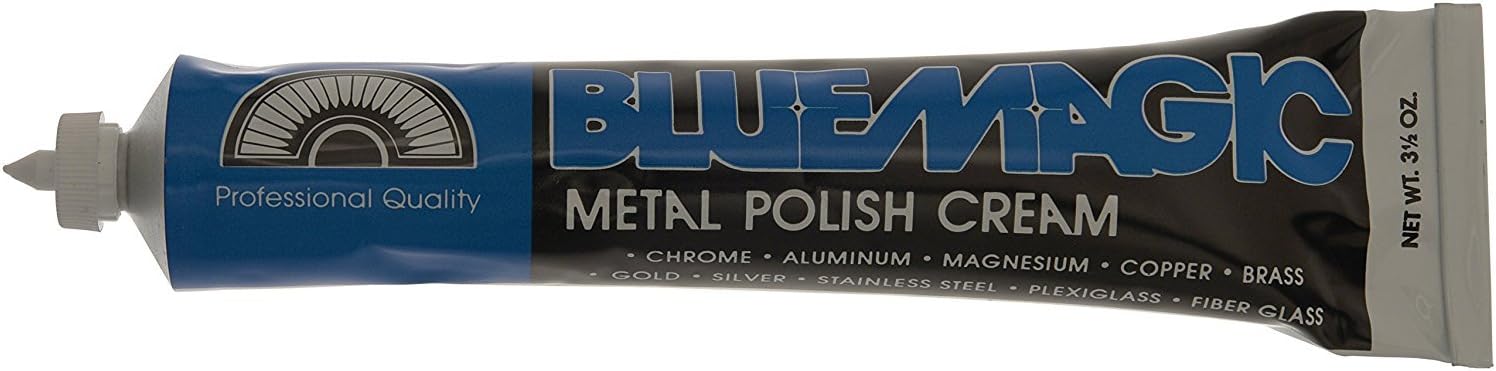 Blue Magic 100 Metal Polish Cream - 3.5 oz., White