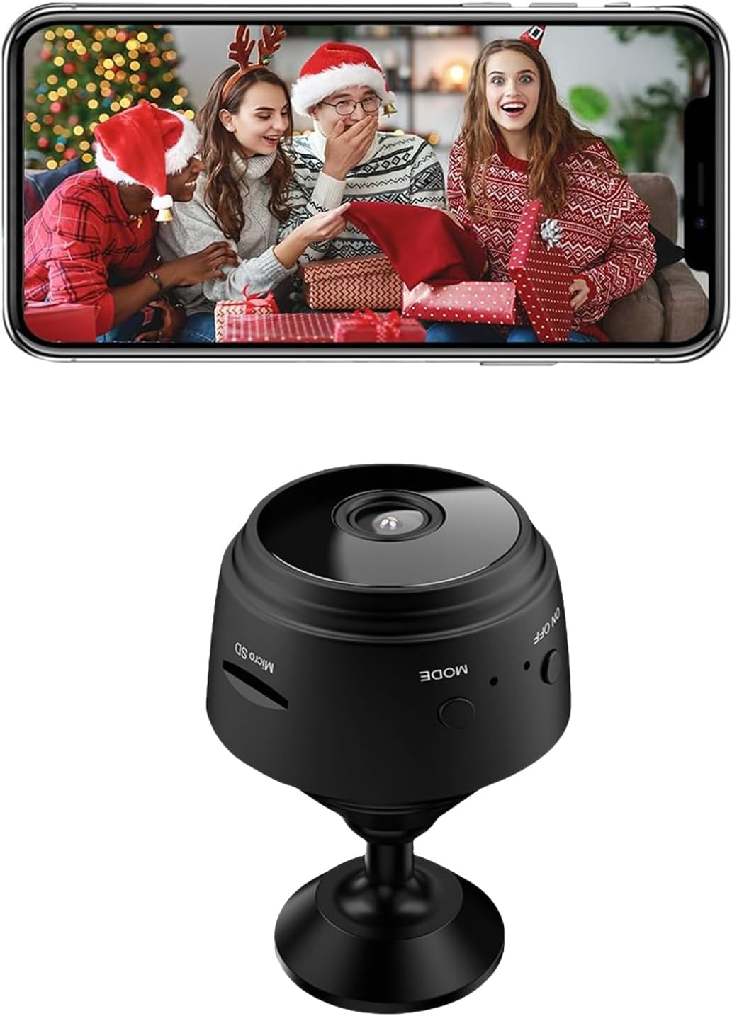 Wireless Camera HD Security Camera with Night Vision & Motion Detection, 1080P HD WiFi Home Indoor Outdoor Camera for Baby/Pet/Home