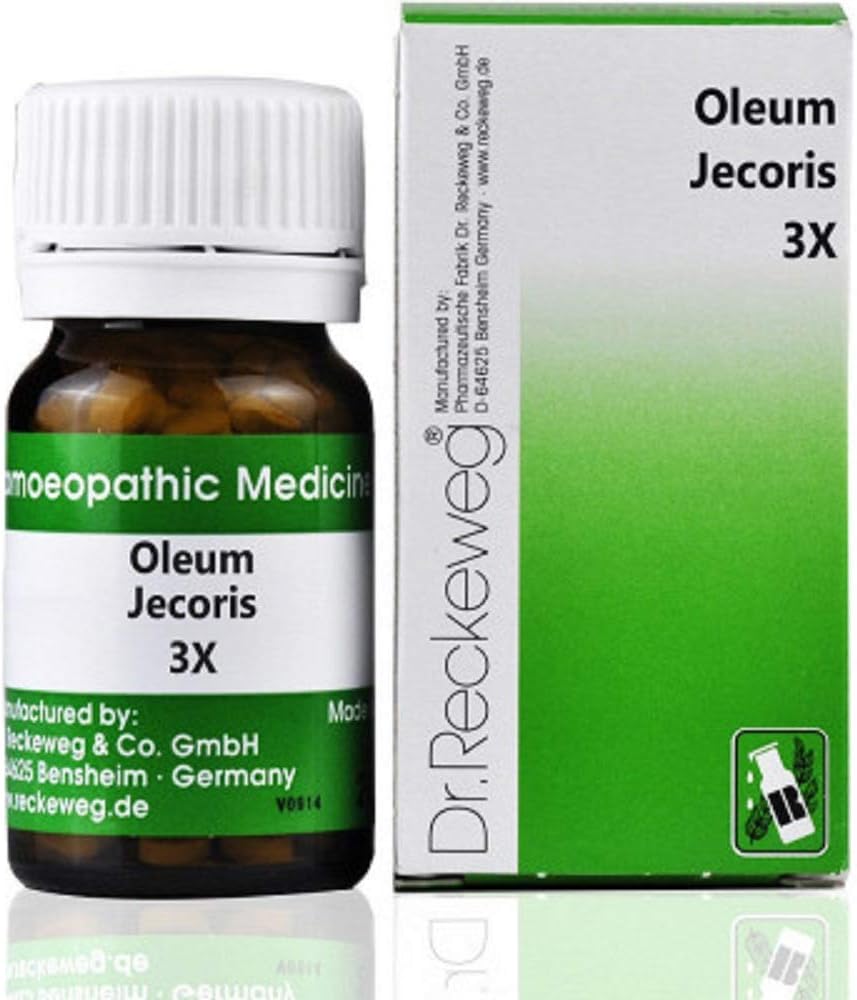 Dr. Reckeweg Homeopathy Oleum Jecoris 3X (20g) by Exportmall