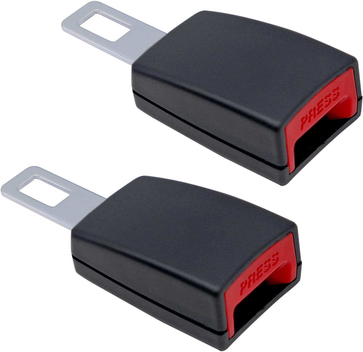 Gittoovo 2 Pack Car Seat Buckle Holder, Universal Car Seat Belt Extender, Automobile Seatbelt Covers, Car Seat Belt Clips Adjuster, Vehicle Seat Belt Buckle Extension for Most Vehicle Seatbelt