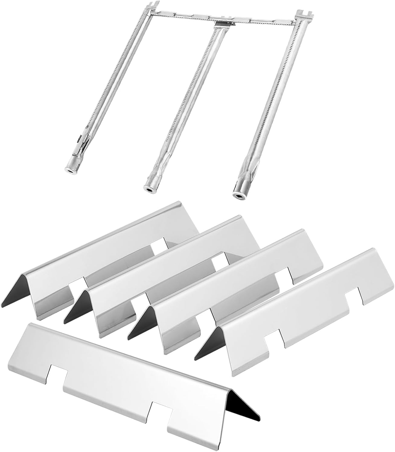 Spirit II E310 Parts 7636 Flavorizer Bars Burners for Weber Spirit Grill Parts Spirit 2 Replacement Parts GS4 Series 300 E-310 S-310 E-320 S-320 E-330 S-330 ii E-310 ii 330 Flavor Bars Burner Covers