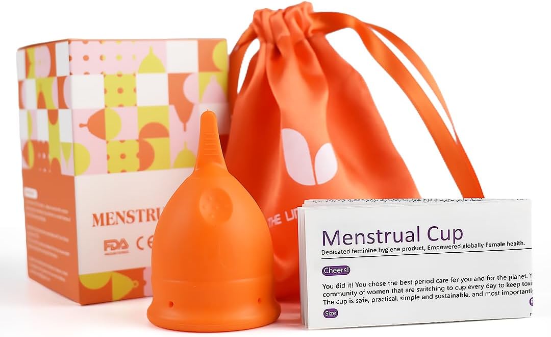 The Unisex Choice Period or Menstrual Cup - Easiest Cup to Insert & Remove I Special Unique Design | Premium Medical Grade Silicone I Small Size Designed in The United Kingdom