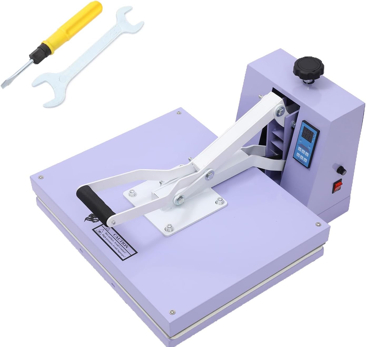 Heat Press, 16x24 Inch Machine - Professional Grade, Digital Display, Adjustable Pressure & Temperature for T-Shirts, Hoodies, Bags | 110V