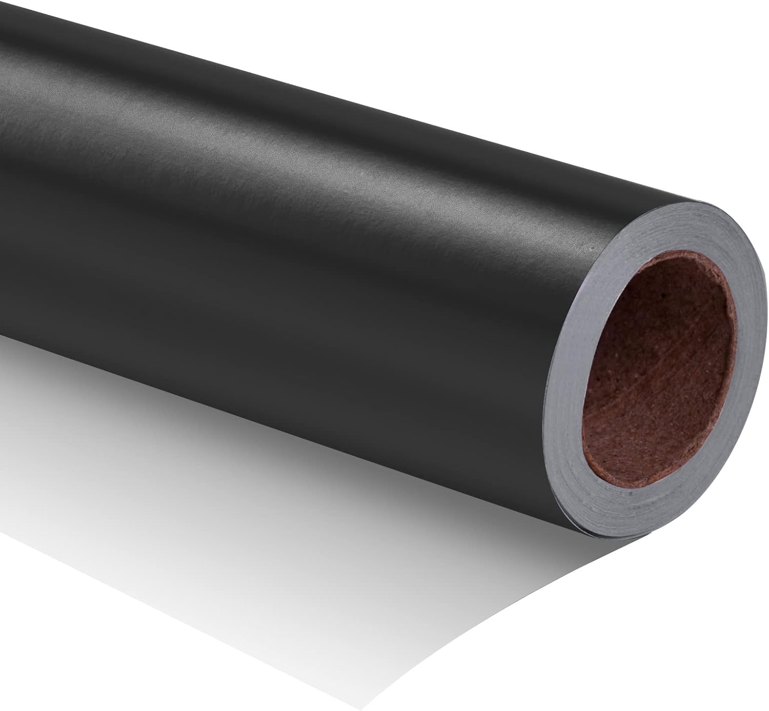 RUSPEPA Black Wrapping Paper - Solid Color Matte Gift Wrapping Paper Roll Perfect for Wedding, Birthday for Men, Christmas, Baby Shower, Graduation Gifts, Father's Day Gifts - 17 Inches X 32.8 Feet