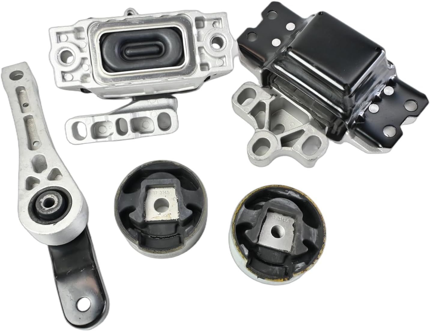 Engine Motor Mount Set and Transmission Mount Fits for Audi A3 5PCS Replace# A6962, A6966, A6969, A6929, A6995 (VW Eos GTI Jeta 2006-2014)