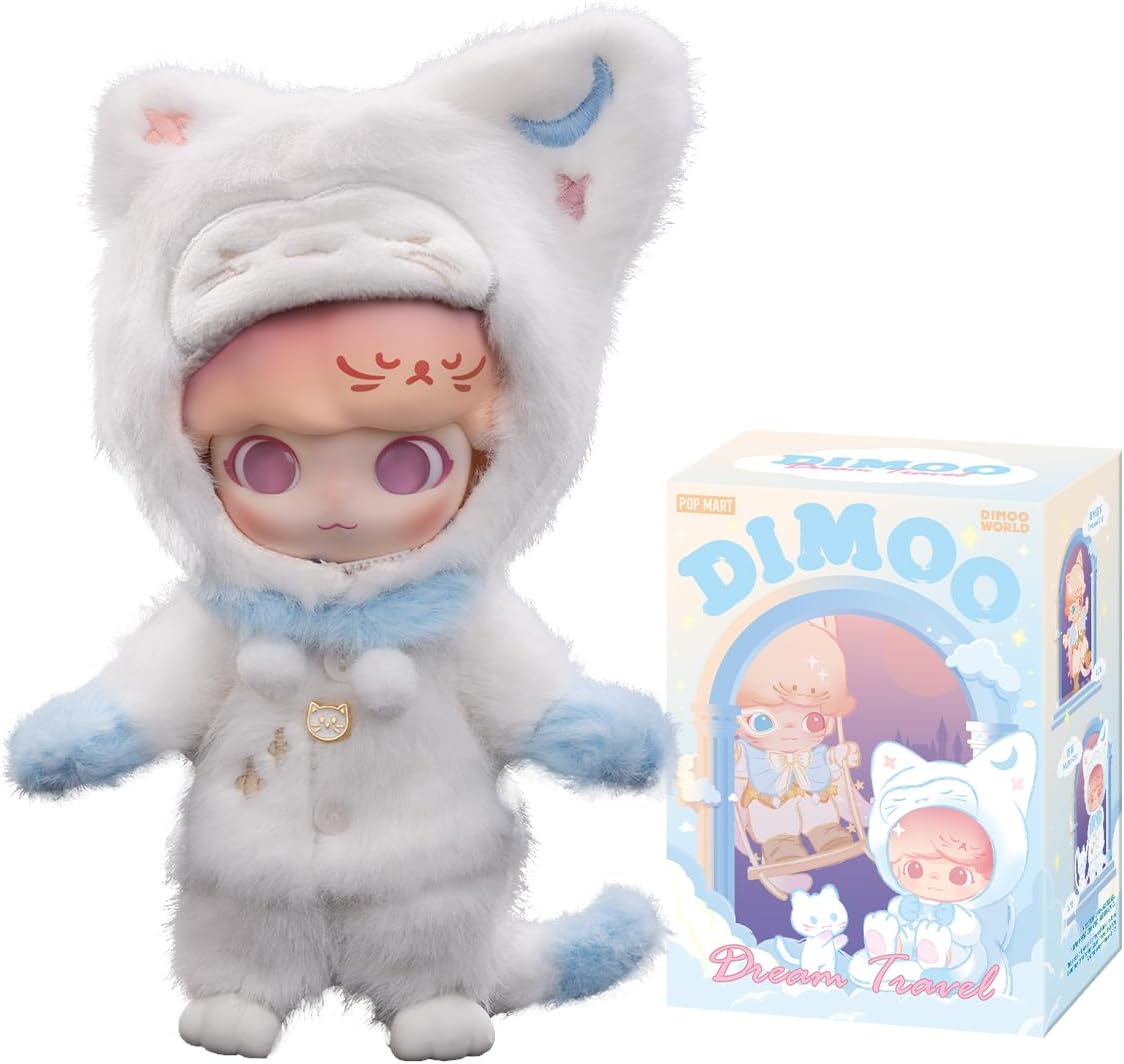 POP MART DIMOO Dream Travel Action Figure 1PC Premium Design Gifts for Women Fan-Favorite Collectible Chic Art Toy Action Figure