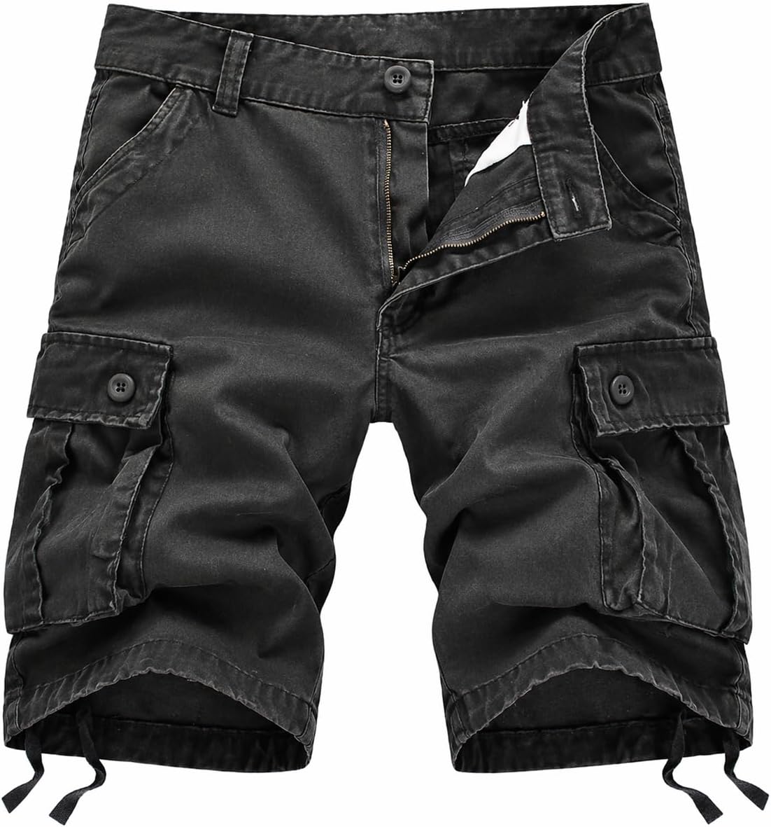 Blu Apparel Men's Cargo Shorts Utility Work Shorts Cotton 6 Pockets Outdoor Hiking Shorts for Men
