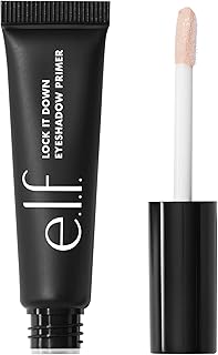 e.l.f. Lock It Down Eyeshadow Primer, Smooth, Creamy Primer For Long-Lasting Eyeshadow, Intensifies Liquid & Powder Color, Vegan & Cruelty-free