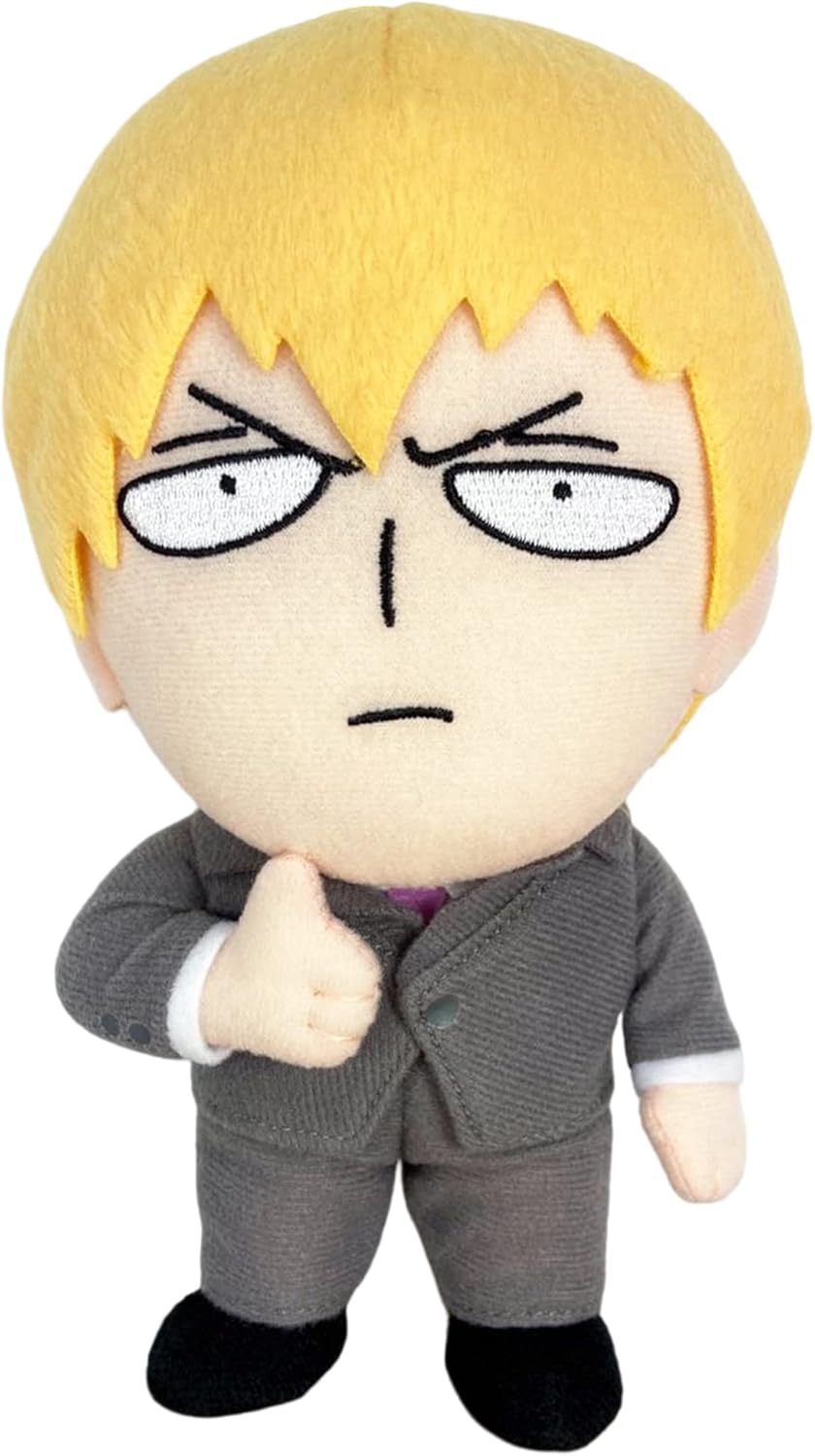 Great Eastern Entertainment Mob Psycho 100 - Arataka Plush 8'',Multi-colored
