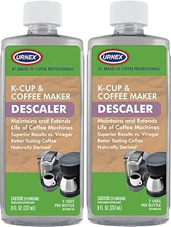 Descaler (2 Uses Per Bottle) - Universal Descaling Solution for Keurig, Nespresso, Delonghi and All Single Use Coffee and Espresso Machines - Made in the USA