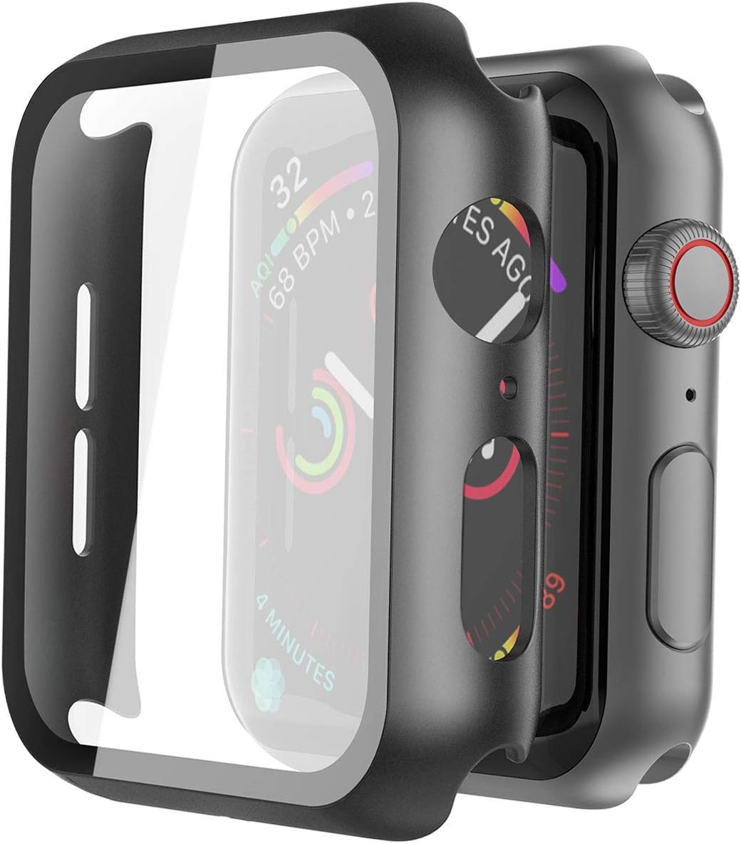 Misxi Screen Protector Case for 44mm Apple Watch SE3/SE2/SE/Series 6/5/4