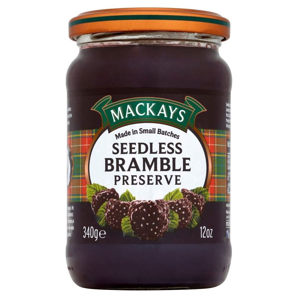 Mackays Seedless Bramble Preserve (340g) - Pack of 2