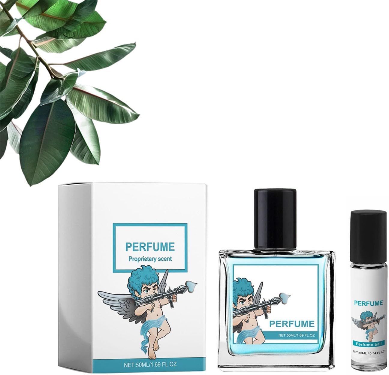 Cupids Hypnosis Cologne for Men, Pheromone Perfume for Men, Long-lasting Fragrance, Men's Cupid Charm Toilette, Romantic Cupid Perfume (B)