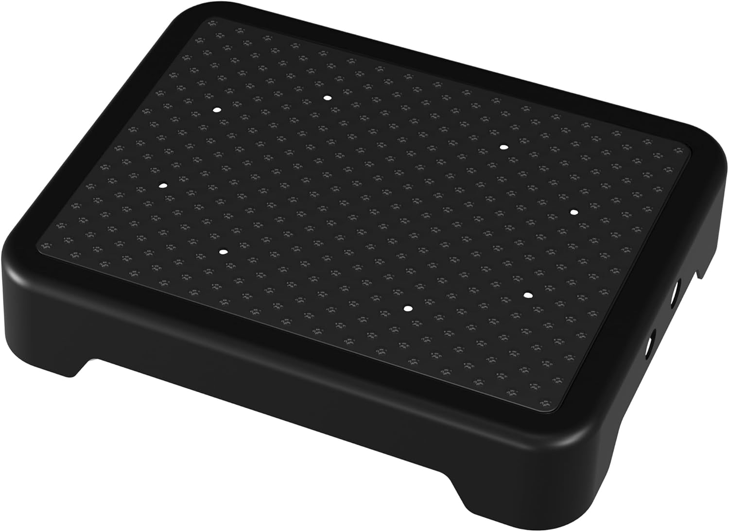 SOYO Mobility One Step Stool, Heavy Duty Indoor Outdoor Non-Slip Small Step Platform Assistive Device for Adult Elderly, Standing Support and Step Riser for Car, Bed, Door, Stair, Bathroom Black-Black