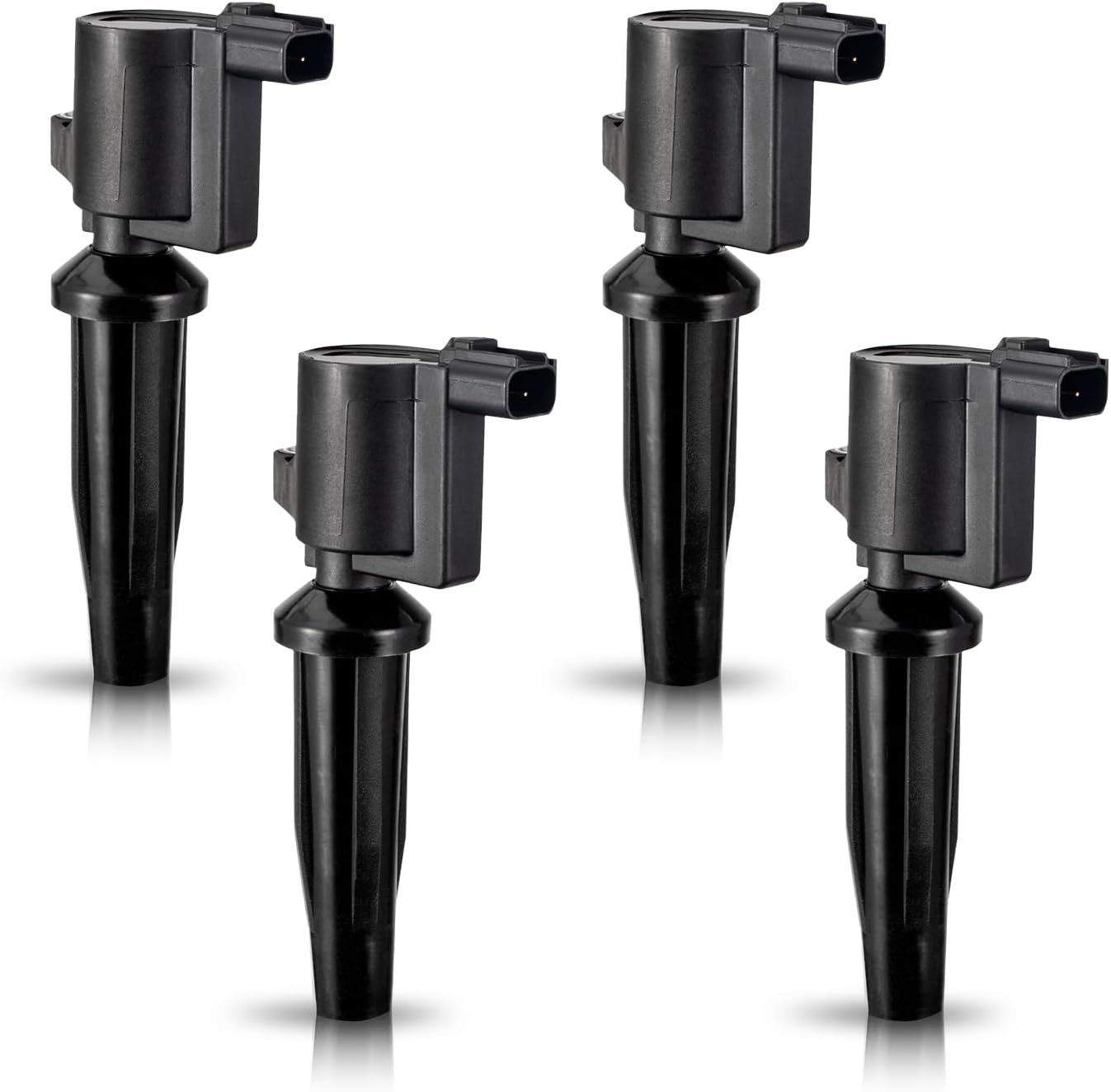 ENA Set of 4 Ignition Coil Pack Compatible with Ford Mazda Mercury Escape Focus Tribute Mariner Transit Connect Fusion Ranger MKZ CMax 2.0L 2.3L 2.5L DOHC Replacement for FD505 DG501 DG504 DG541 DG507