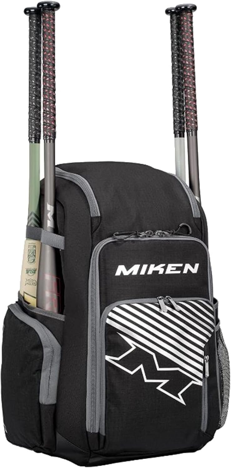 Miken | Deluxe Backpack Equipment Bag | Slowpitch Softball | Multiple Styles