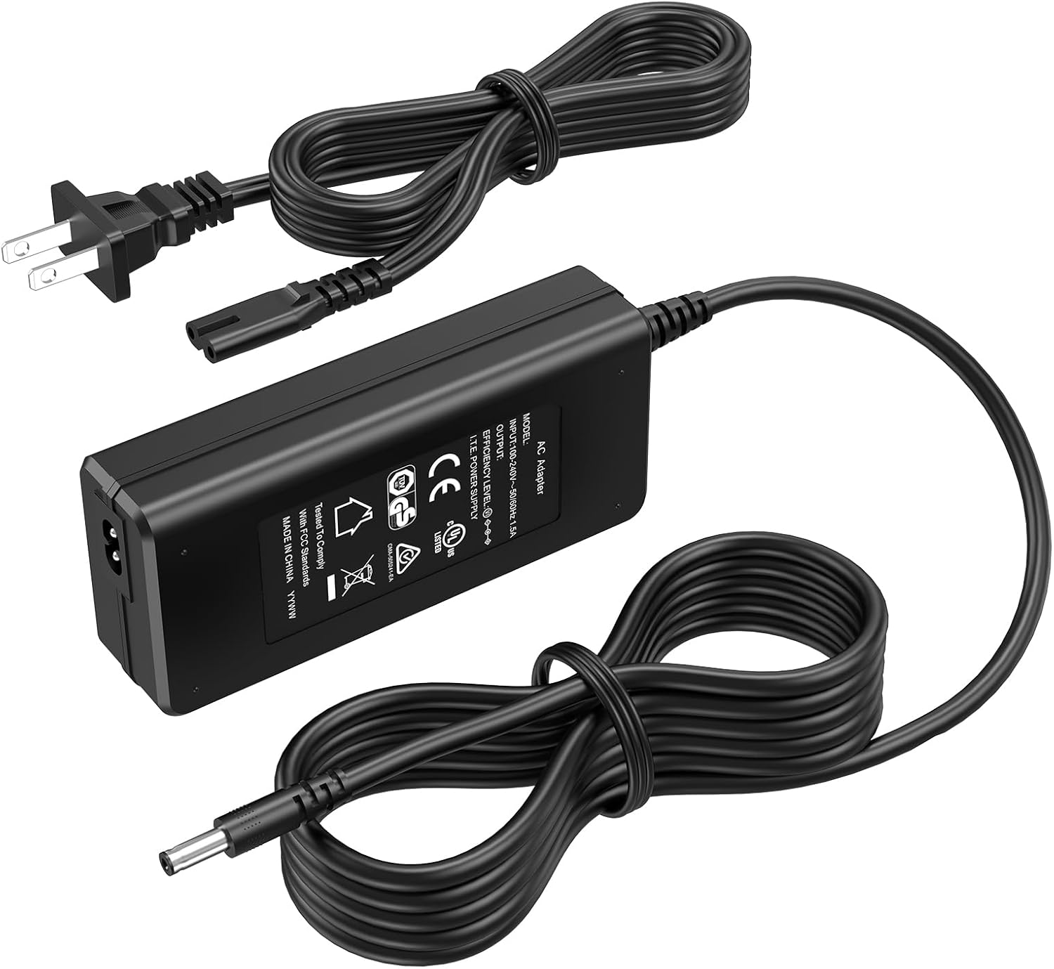 42V Charger Cord for GOTRAX G4, G3, G2, GXL V2, Apex, Glider, XR Elite, XR Ultra, GMAX Ultra, Vibe AC/DC Adapter Power Cord Supply Cable for Gotrax 36V Lithium-ion Battery, UL Listed