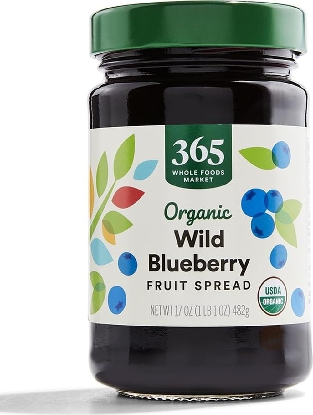 365 by Whole Foods Market, Organic Wild Blueberry Fruit Spread, 17 Ounce