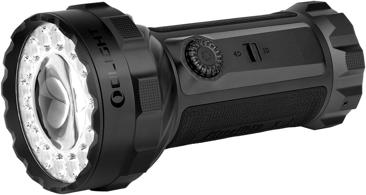OLIGHT Marauder 3 Bright Flashlight 25,000 Lumens with 1000M Matte Black