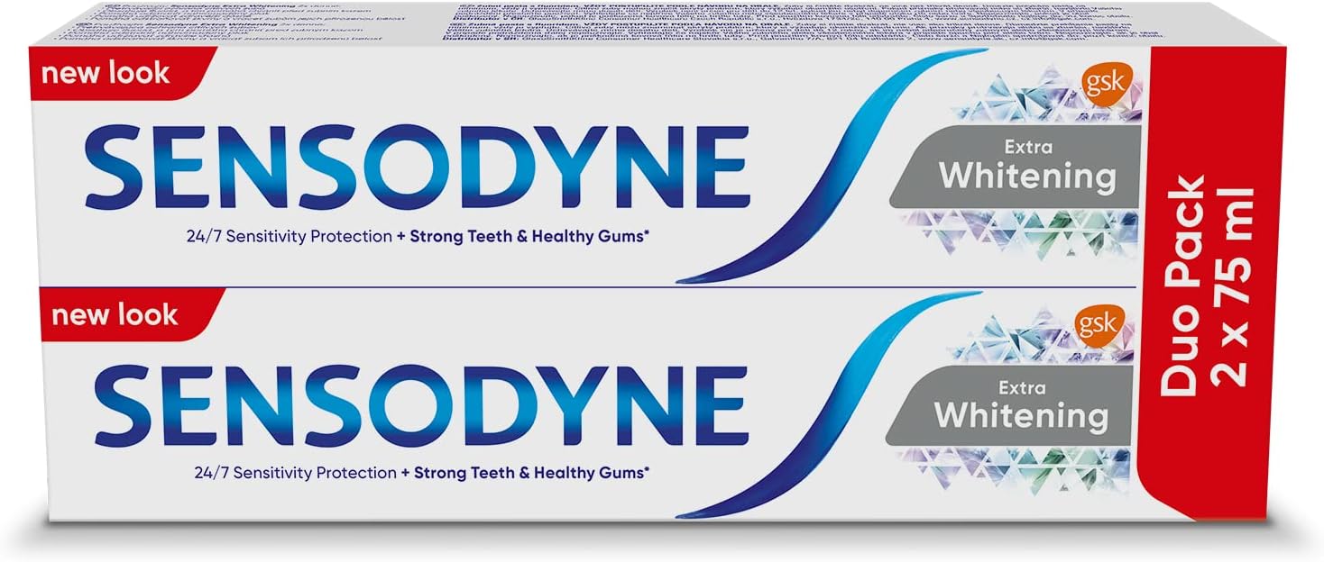 Sensodyne Extra Whitening Duo Pack Toothpaste 2 x 75 ml