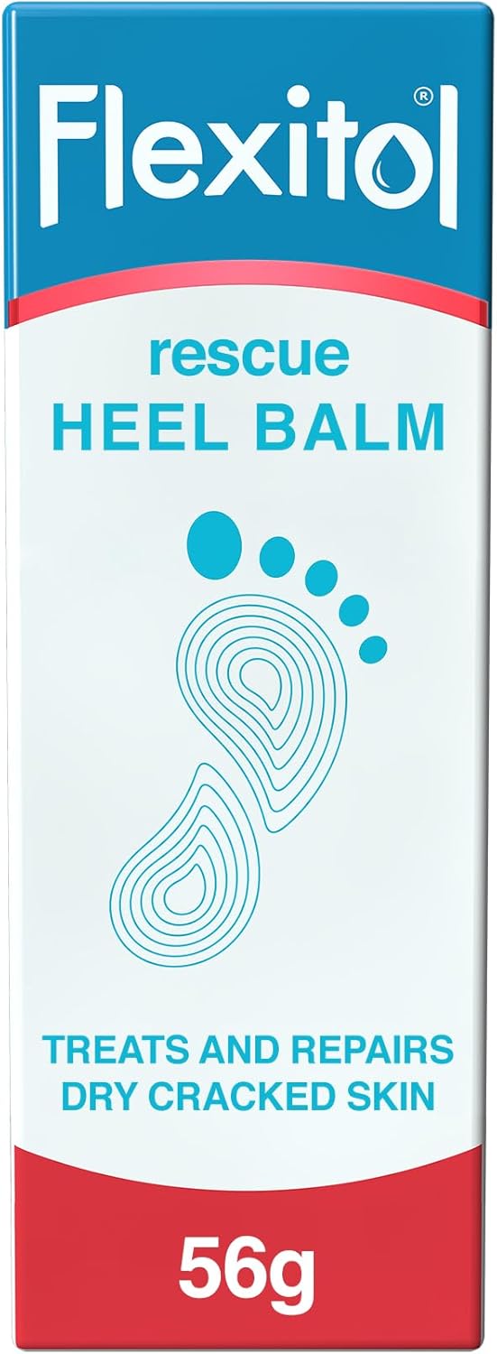 Flexitol Rescue Heel Balm - Foot Cream for Visible Results in 1 Day - For Cracked Heels and Very Dry Feet - 25 Percent Urea for Intense Hydration - Clinically Proven - Suitable for Diabetics - 56g