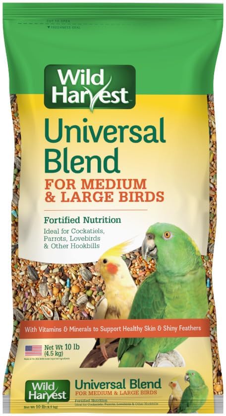 Wild Harvest Universal Blend Medium & Large Bird Food, 10 lbs