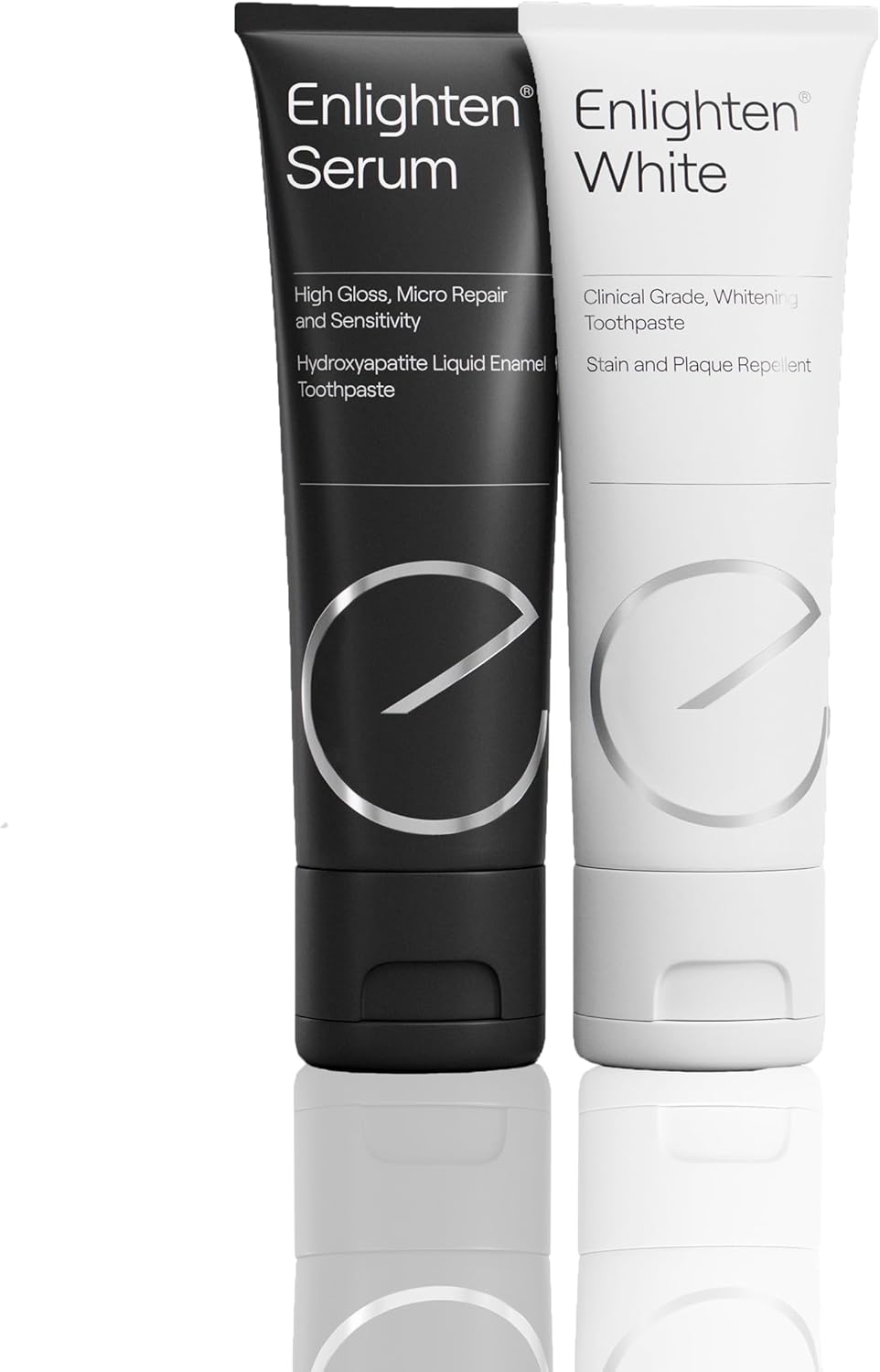 Enlighten Duo Care - Whitening Toothpaste and Repairing Toothpaste kit for Sensitive Teeth, Stain Removal, Stain Repeller and Advanced Enamel Repair