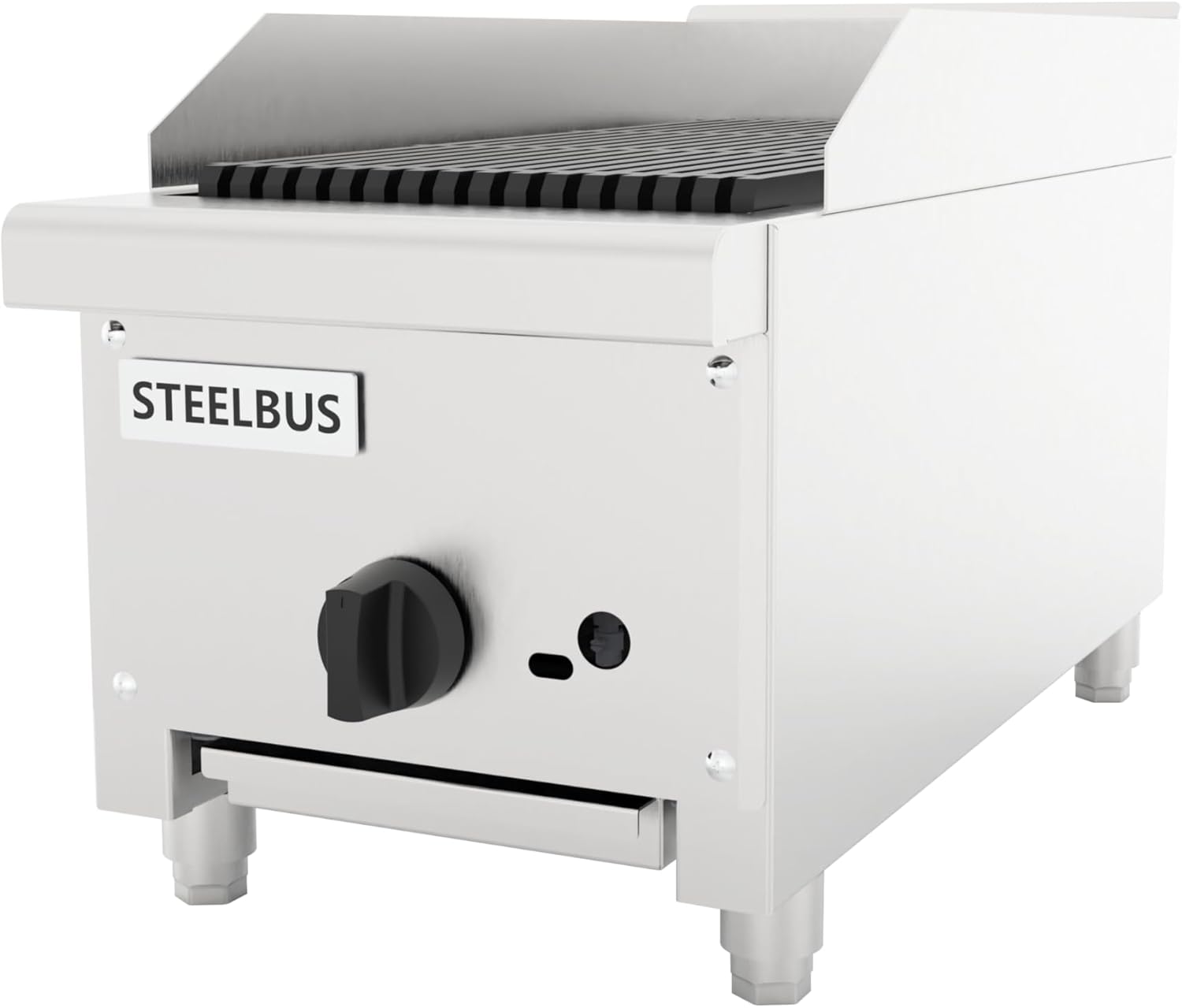 12'' Heavy duty Commercial Radiant Broiler 1 Burner Natural/Propane gas Commercial Charbroilers Restaurant Equipment BBQ outdoor Countertop Griddle