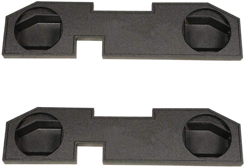 QPower Dodge Ram Quad Cab '02-Newer Dual 12 Inch Subwoofer Enclosure (2 Pack)