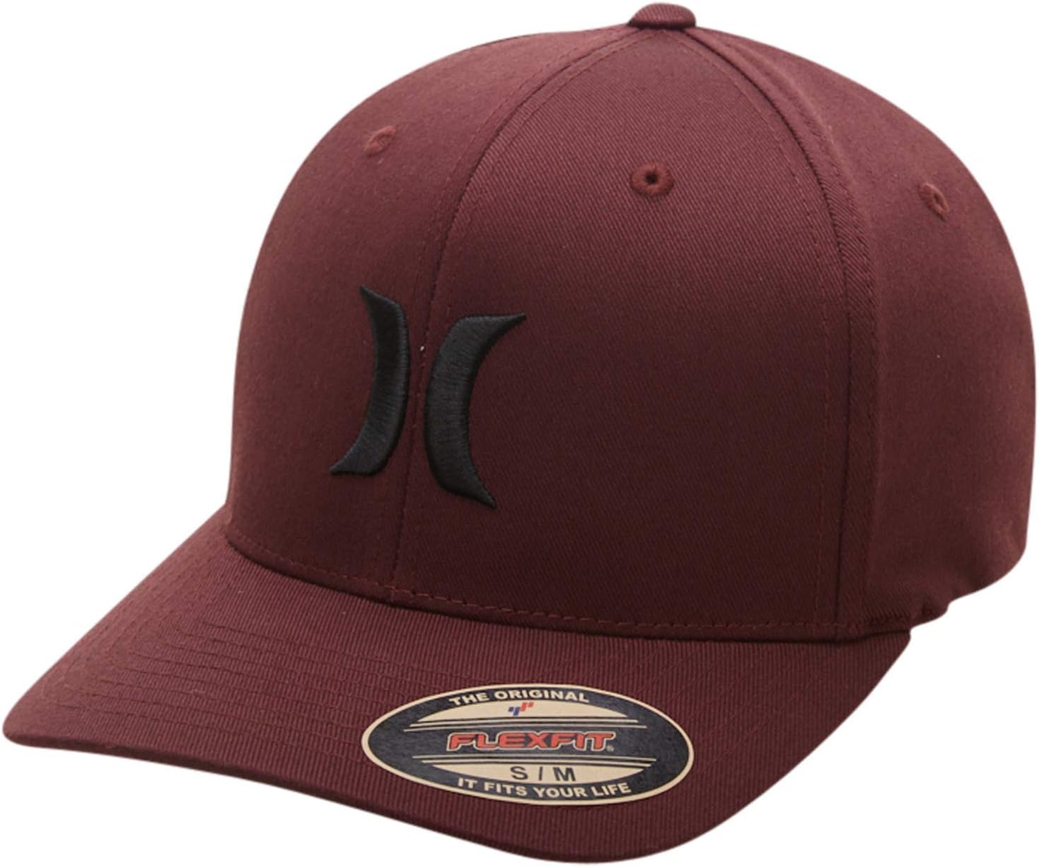 Hurley Mens Baseball Cap - Flexfit Fitted Baseball Caps for Men (Sizes: S-XL)