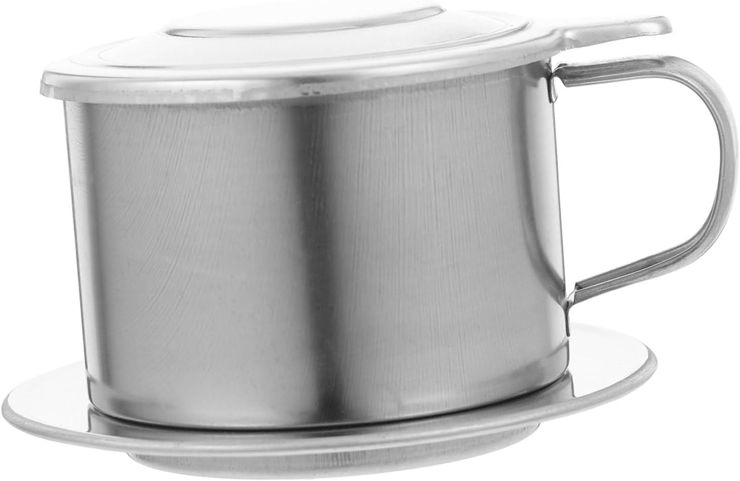 STOBAZA Vietnamese Drip Coffee Maker Steel Filter Pot Single Serve Brewer Kitchen Brewer Stainless Steel Press