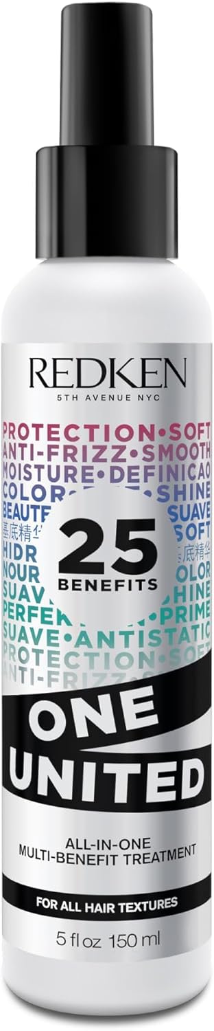 REDKEN | One United | 25 Multi-Benefits Leave-In Conditioner and Treatment Spray | Increases Manageability and Protection | 150 ml