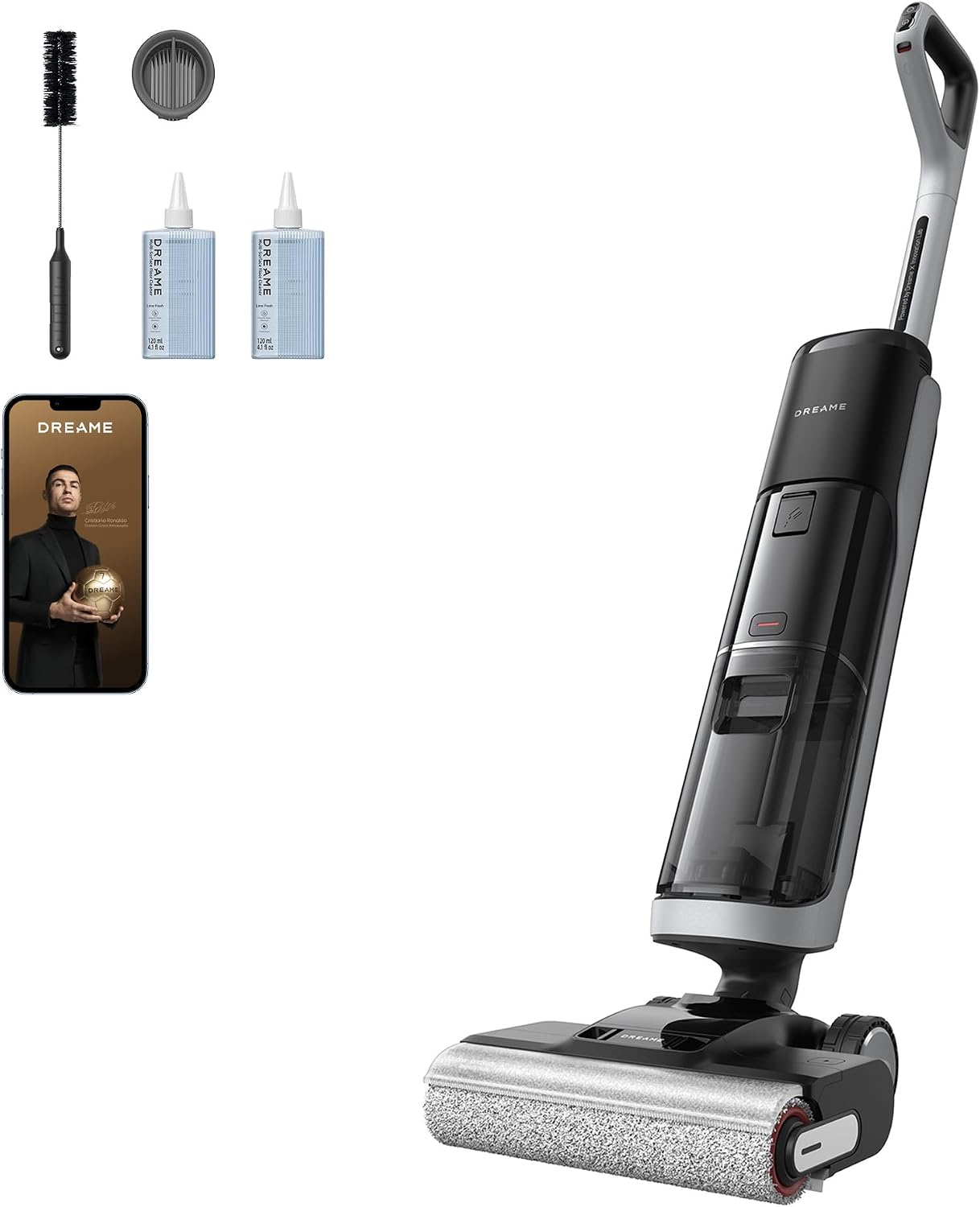 dreame H14 Pro Wet and Dry Vacuum, 180° Lie-Flat, 60°C Brush Care