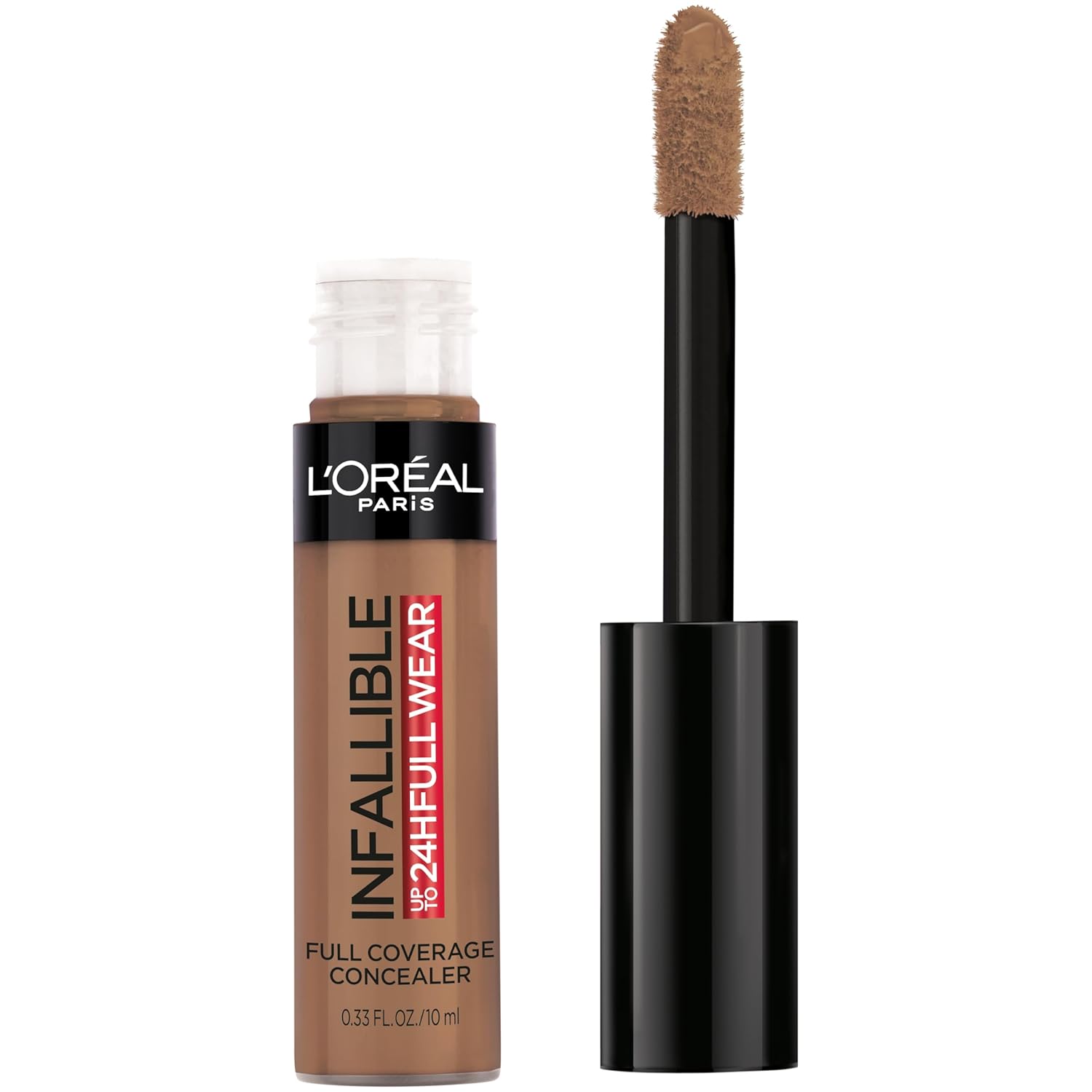 L'Oreal Paris Makeup Infallible Full Wear Waterproof Matte Concealer, Full Coverage, Chestnut, 0.33 fl. oz.