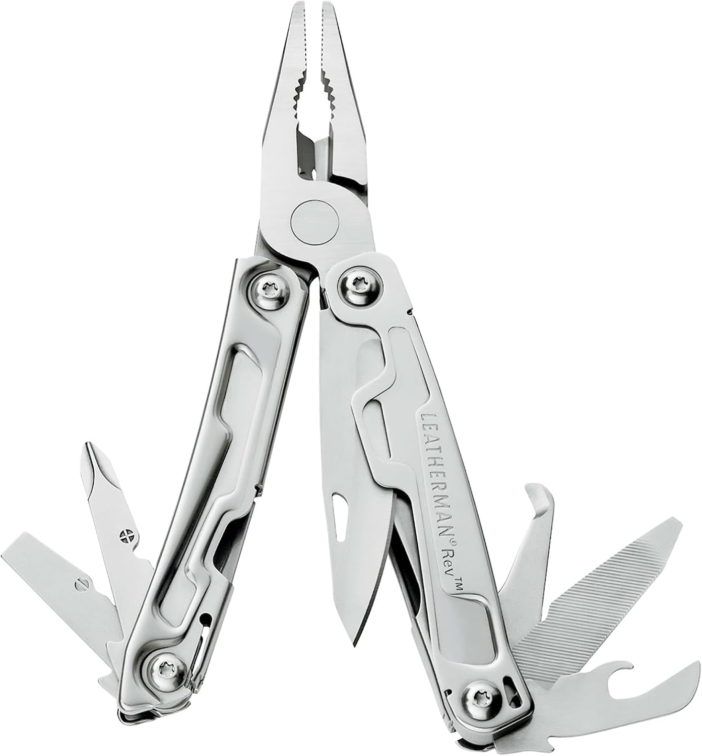Leatherman Rev Multi-Tool, Stainless Steel, Silver